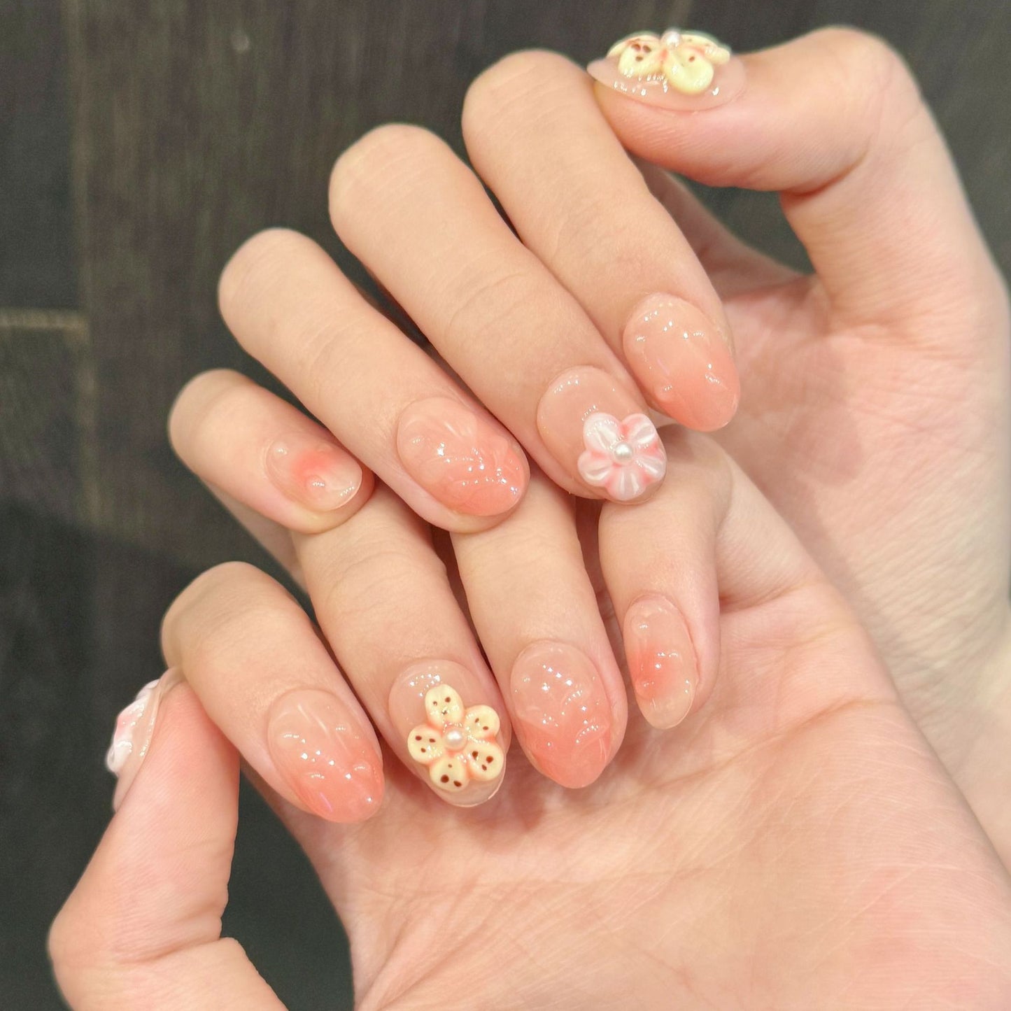 Cute hand pinched flowers