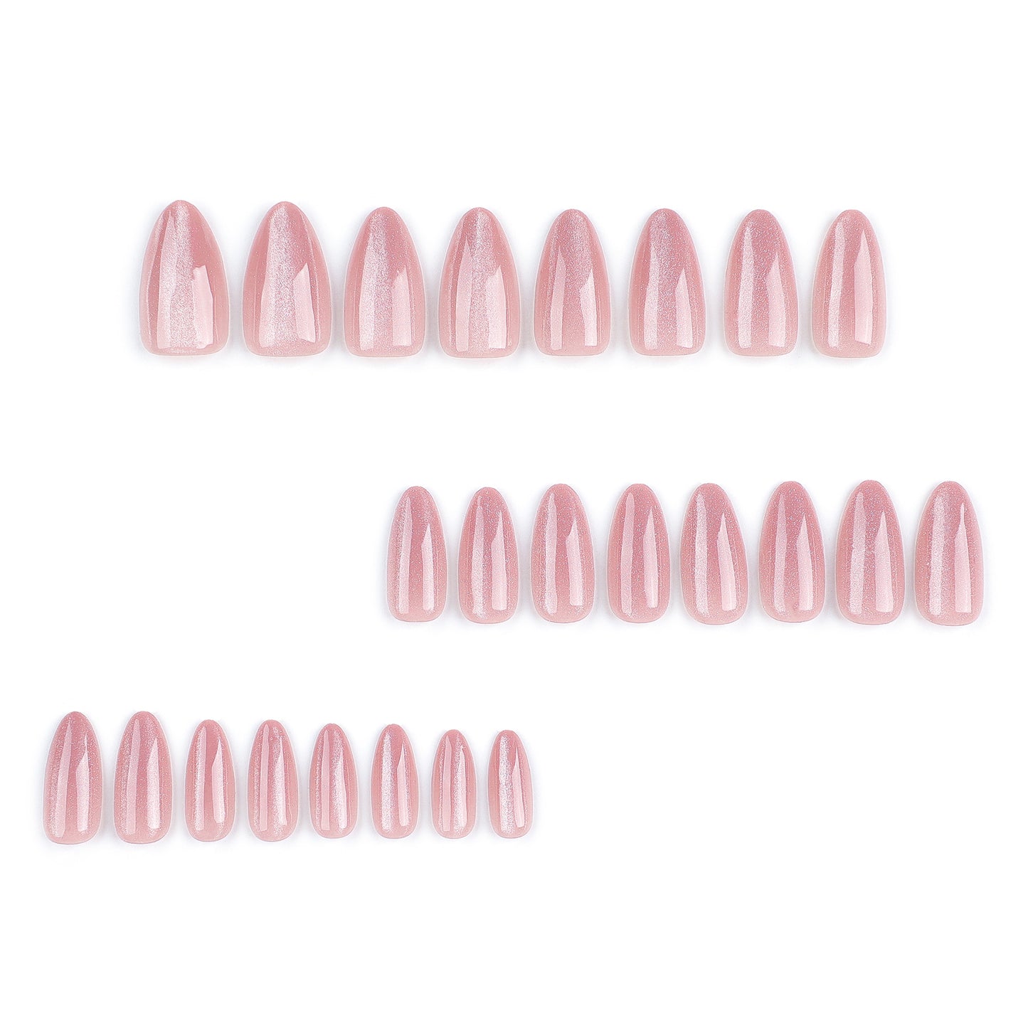 Cherry Bow Press On Nails Almond