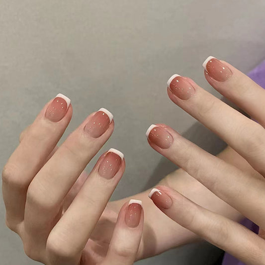 Nude French Ombre Press On Nails
