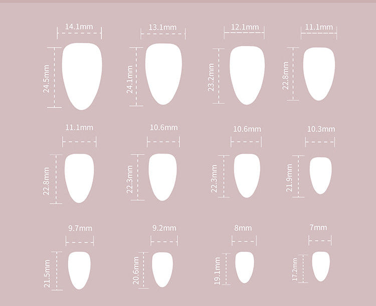 Nude Bow Ribbon Press On Nails