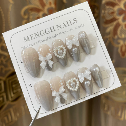 Shimmering Taupe Romance