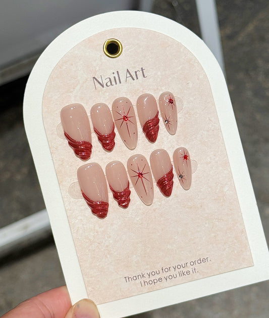 Red eight-pointed star