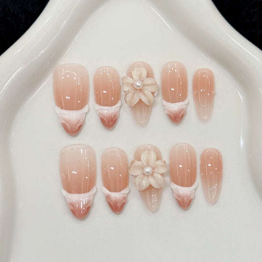 Pink peach blossom