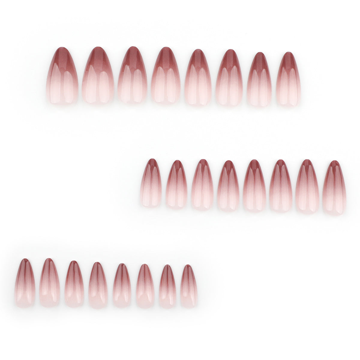 Dusty Rose Ombre Press On Nails