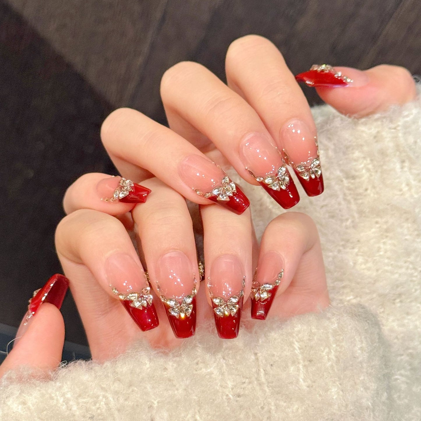 Ruby Velvet Dream Press On Nails