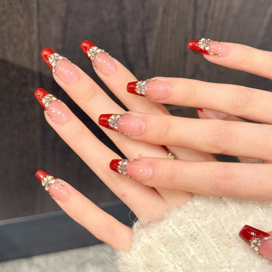 Ruby Velvet Dream Press On Nails