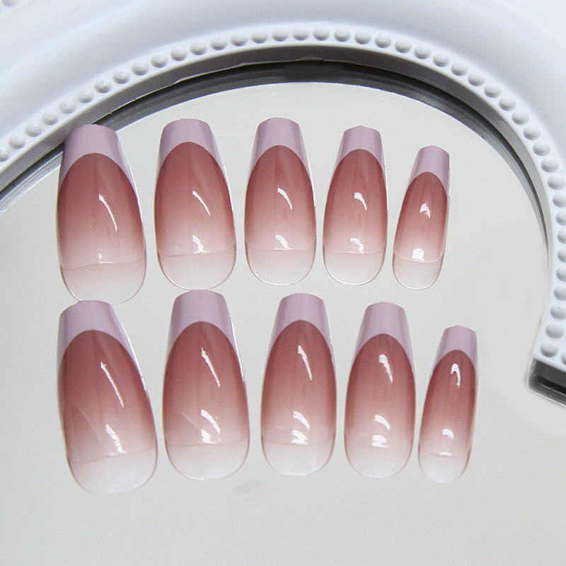 Nude Ombre French Press On Nails