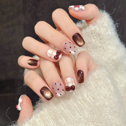 brown Hello Kitty