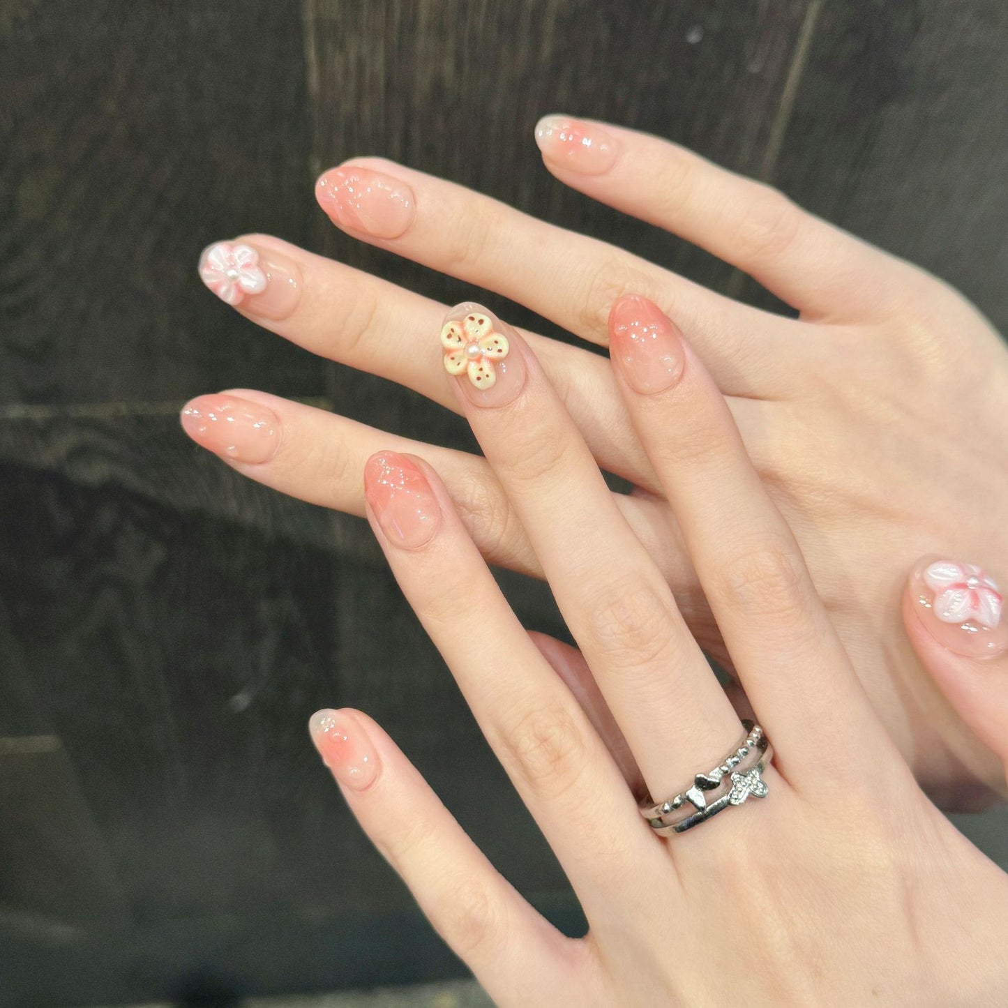 Cute hand pinched flowers