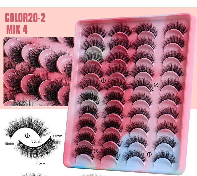 ✨20 Pairs  Thick Three-Dimensional  Natural Curling ✨