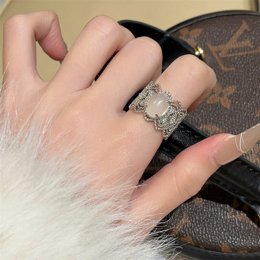 French vintage gemstone ring