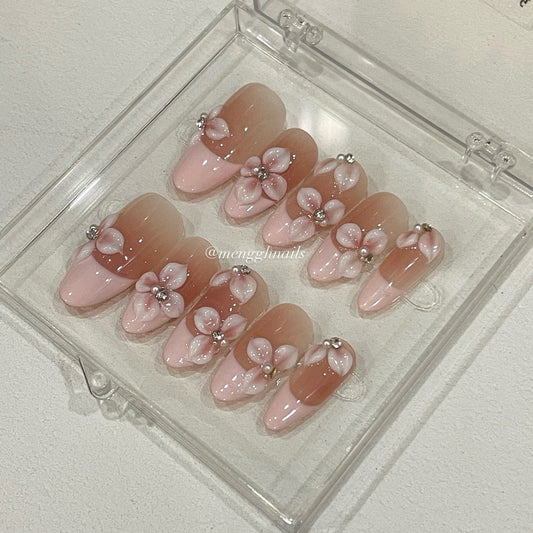 pink peach blossoms