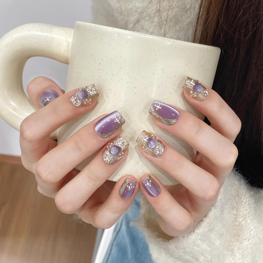 Purple cat's eye