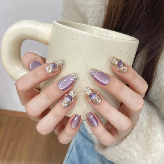 Purple cat's eye
