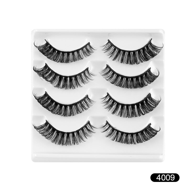 ✨4 pairs 8D Voluminous Curled Faux Mink – European & American Style  ✨