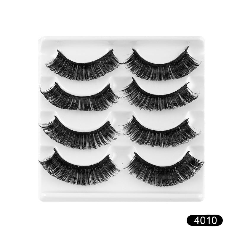 ✨4 pairs 8D Voluminous Curled Faux Mink – European & American Style  ✨