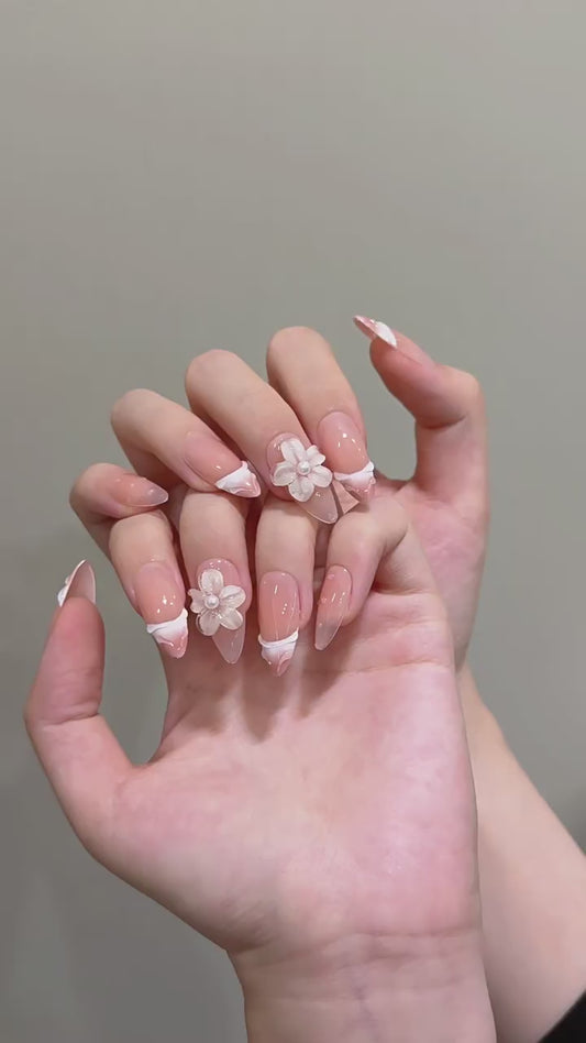 Pink peach blossom