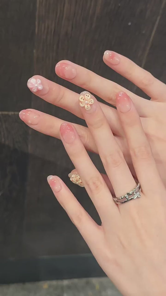 Cute hand pinched flowers